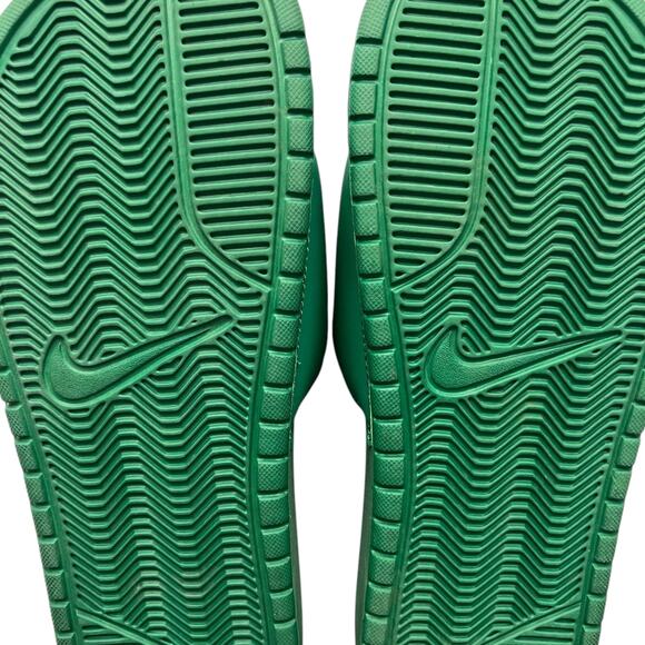 Nike x Stussy Men\'s Benassi Green Slides Size 10